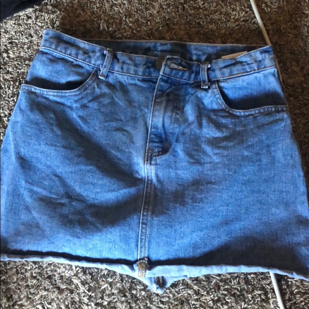 Blue jean skirt